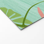 Morocco Meditation Garden - Pink and Green Landscape Welcome Mat Gallery Image 2