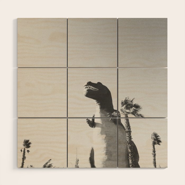 DINO / Cabazon Dinosaurs, California Wood Wall Art Gallery Image 1
