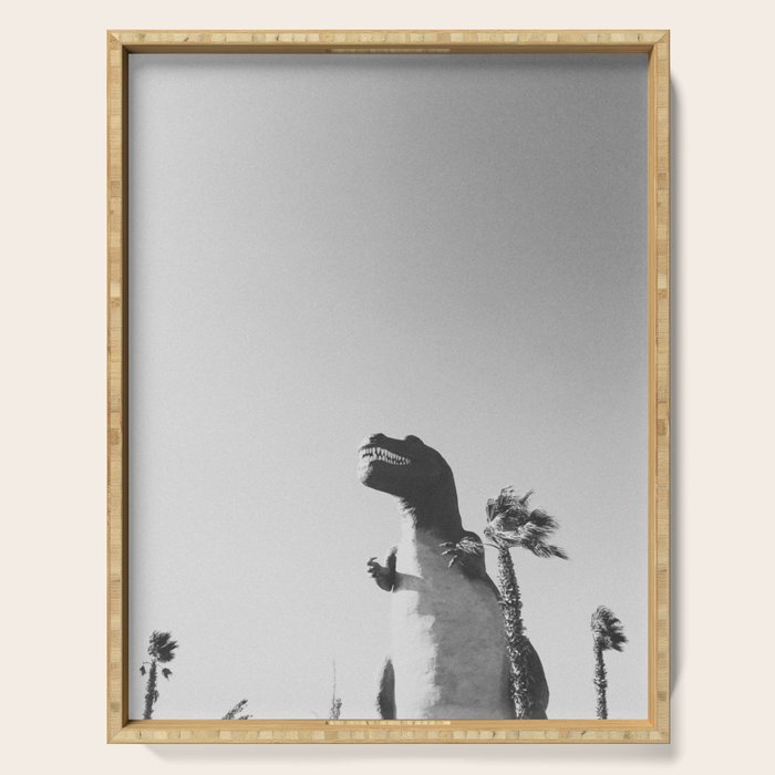 DINO / Cabazon Dinosaurs, California Serving Tray Gallery Image 1