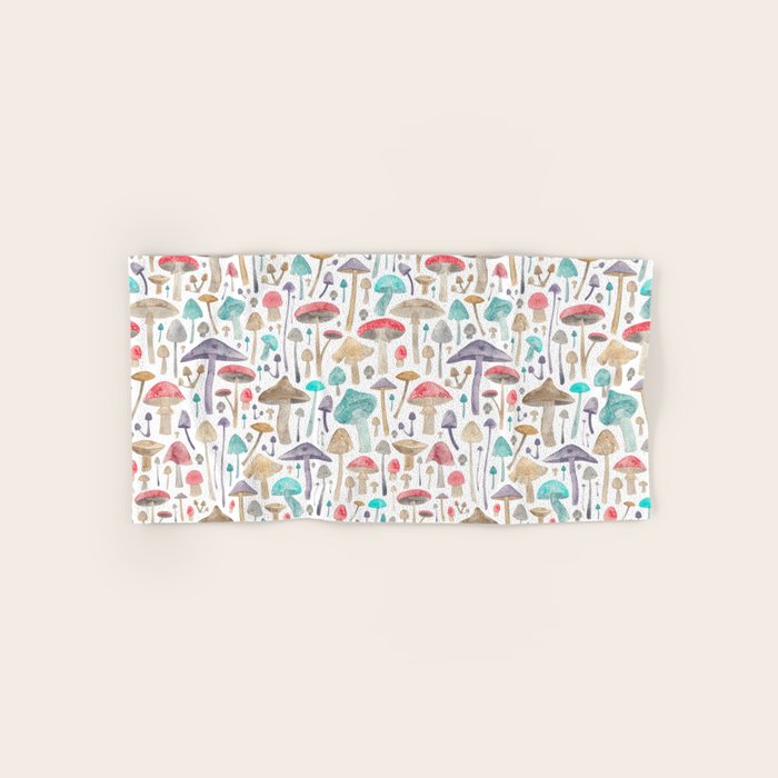 Toadstools and Mushrooms Bath Towel Gallery Image 1