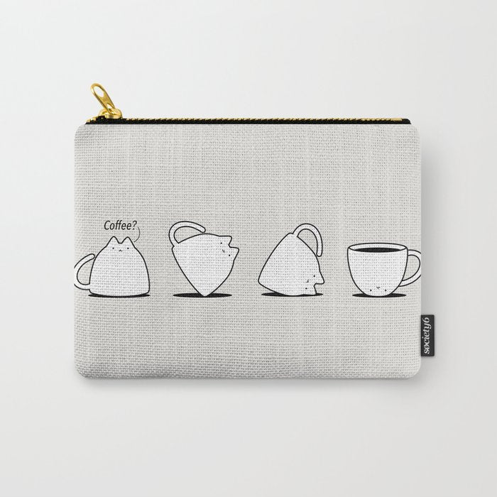 Coffee Cat 3: Coffee? Carry All Pouch Gallery Image 1