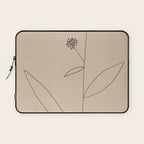 Minimal Abstract Art Plant 38 Laptop Sleeve Gallery Image 1