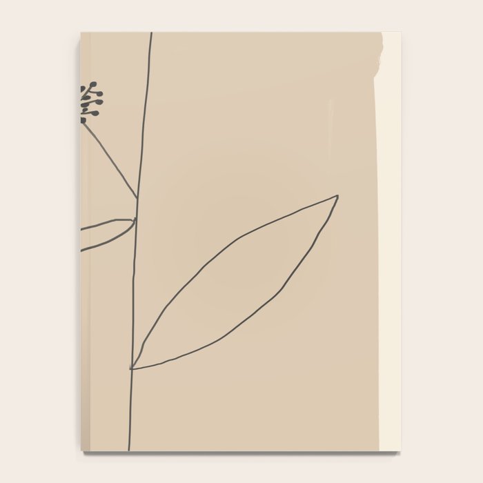 Minimal Abstract Art Plant 38 Notebook Gallery Image 4