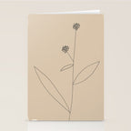 Minimal Abstract Art Plant 38 Stationery Card Gallery Image 2