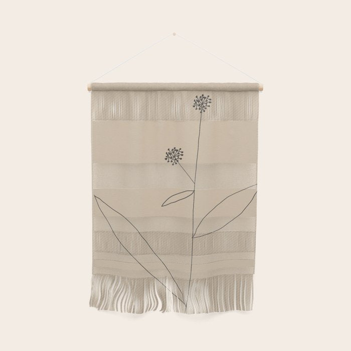 Minimal Abstract Art Plant 38 Wall Hanging Gallery Image 1