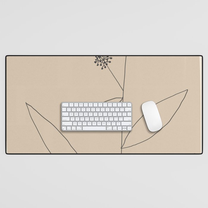 Minimal Abstract Art Plant 38 Desk Mat Gallery Image 1