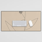 Minimal Abstract Art Plant 38 Desk Mat Gallery Image 1