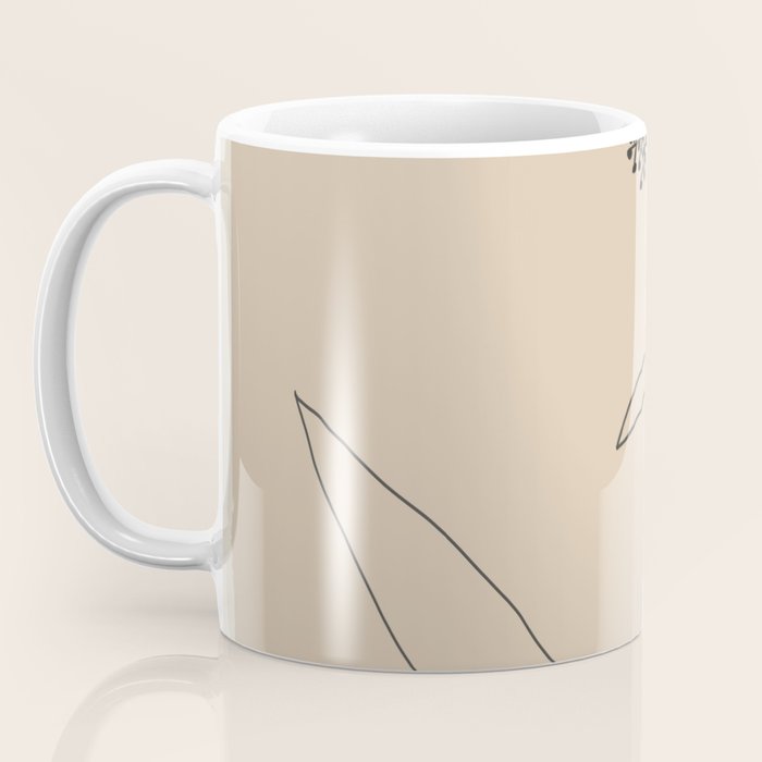 Minimal Abstract Art Plant 38 Coffee Mug Gallery Image 3