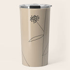 Minimal Abstract Art Plant 38 Travel Mug Gallery Image 1