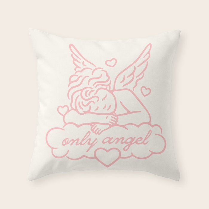 Only Angel Throw Pillow Gallery Image 6