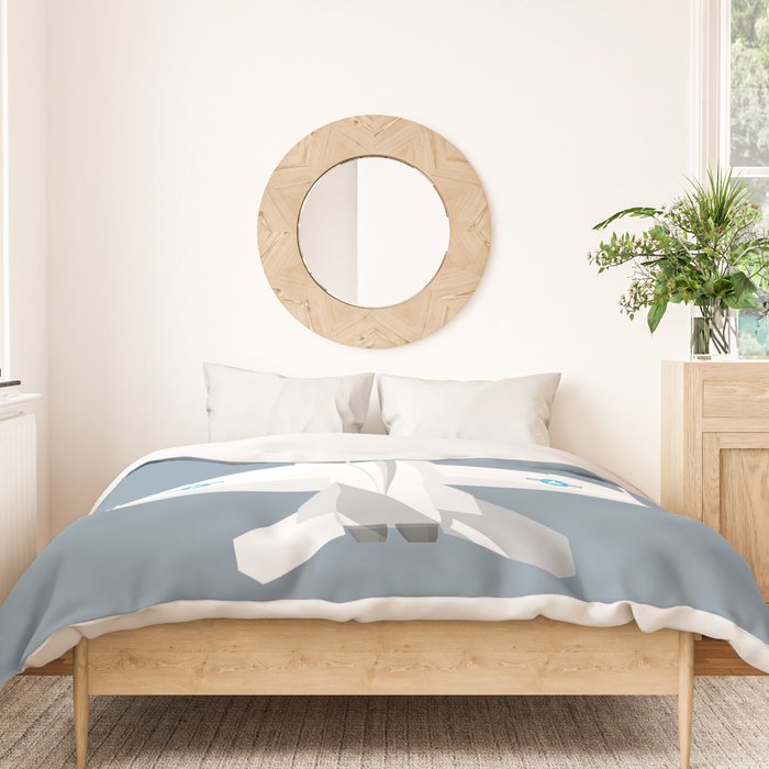 F-18 Super Hornet Jet Aircraft - Slate Duvet Cover Gallery Image 3