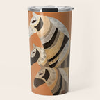 Horses in Stripes II Travel Mug Gallery Image 1