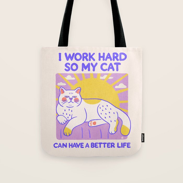Working hard Tote Bag Gallery Image 1