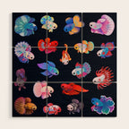 Betta Wood Wall Art Gallery Image 1