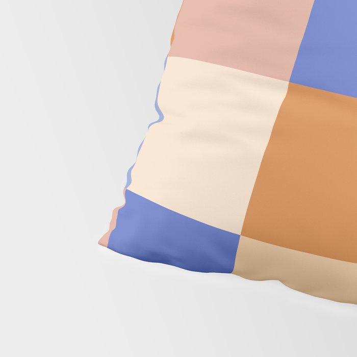 Bold Retro Checks Pattern - Large XXIX Pillow Sham Gallery Image 4