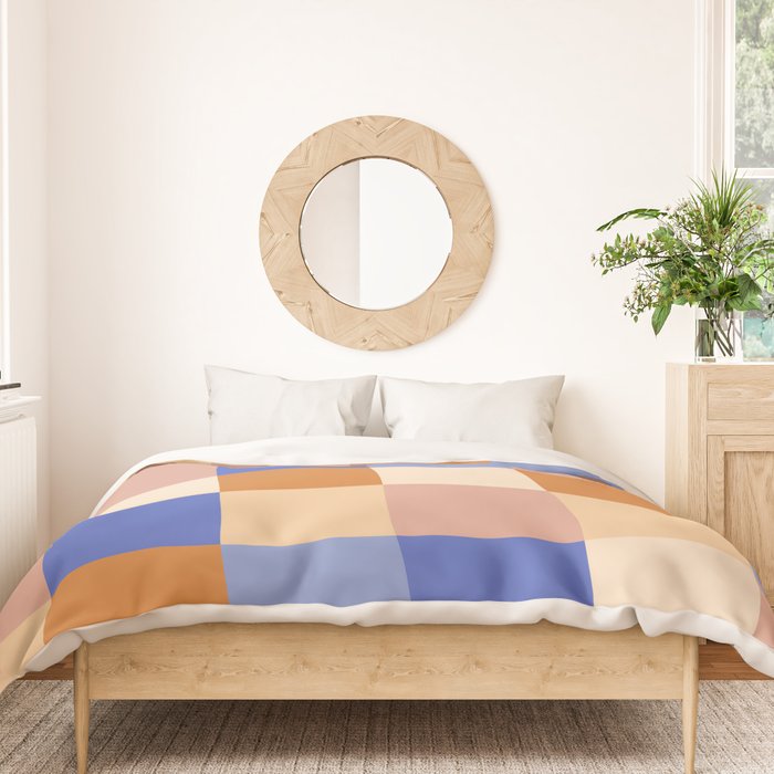 Bold Retro Checks Pattern - Large XXIX Duvet Cover Gallery Image 3