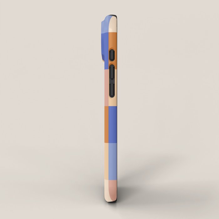Bold Retro Checks Pattern - Large XXIX iPhone Case Gallery Image 2