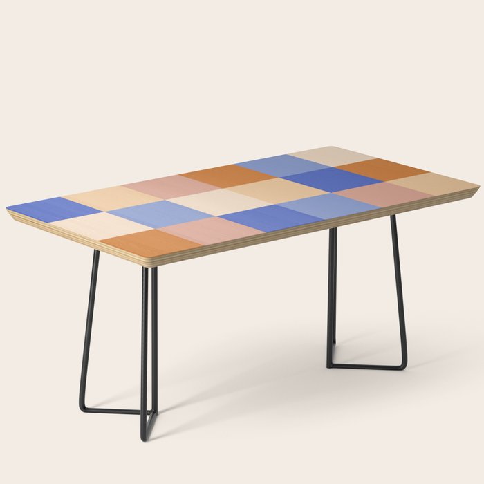 Bold Retro Checks Pattern - Large XXIX Coffee Table Gallery Image 1