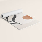 Minimal Abstract Art Plant Yoga Mat Gallery Image 2