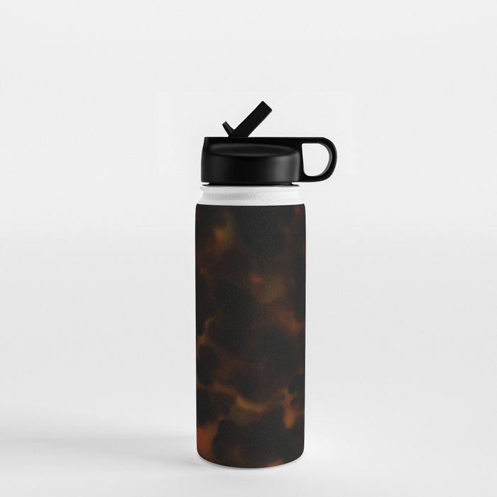Tortoise Shell Dark Red Water Bottle Gallery Image 1