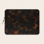 Tortoise Shell Dark Red Laptop Sleeve Gallery Image 1