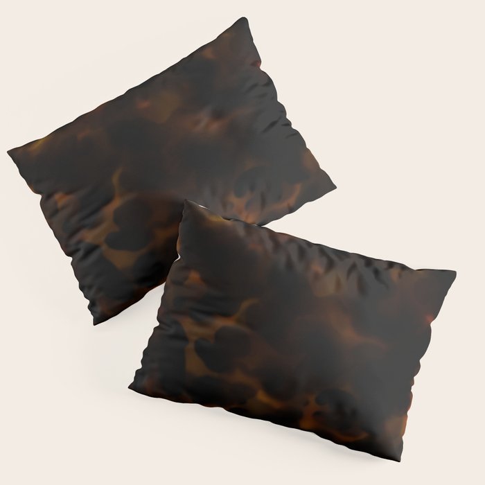 Tortoise Shell Dark Red Pillow Sham Gallery Image 3