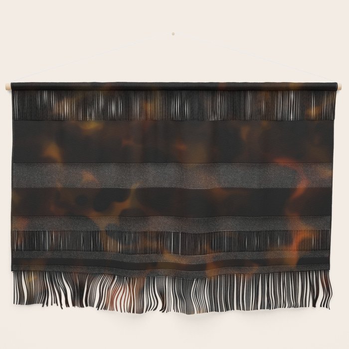Tortoise Shell Dark Red Wall Hanging Gallery Image 1
