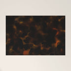 Tortoise Shell Dark Red Welcome Mat Gallery Image 1