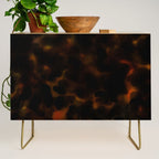 Tortoise Shell Dark Red Credenza Gallery Image 1