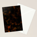 Tortoise Shell Dark Red Stationery Card Gallery Image 2