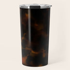 Tortoise Shell Dark Red Travel Mug Gallery Image 1