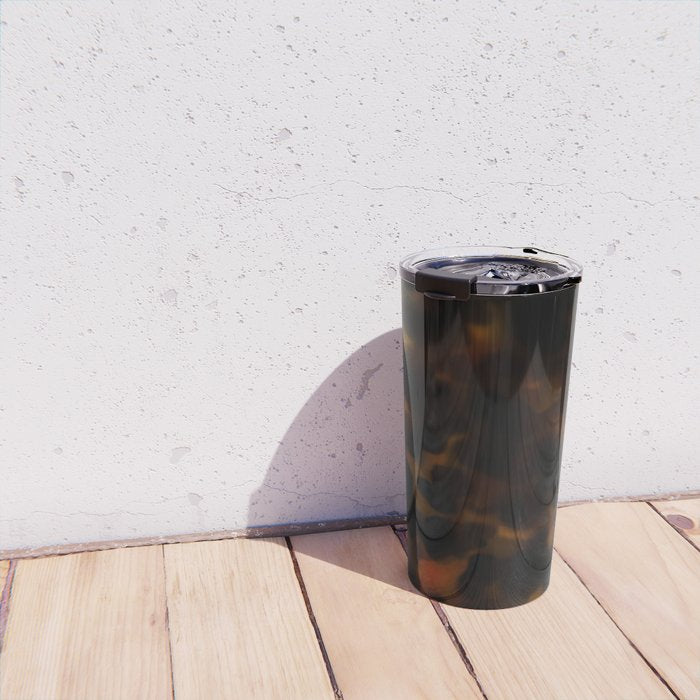 Tortoise Shell Dark Red Travel Mug Gallery Image 4