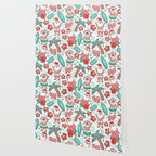 Mele Kalikimaka Hawaiian Christmas gingerbread cookies // white background Wallpaper Gallery Image 2