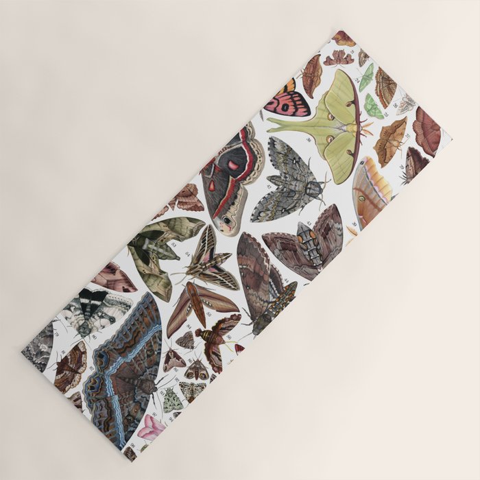 Moths of North America Yoga Mat Gallery Image 1