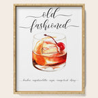 Cocktail Recipe. Old Fashioned. Serving Tray Gallery Image 1