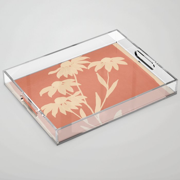 Flowers 14 Acrylic Tray Gallery Image 1