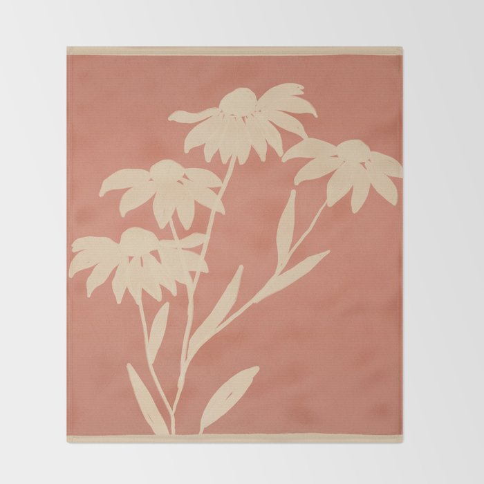 Flowers 14 Throw Blanket Gallery Image 2