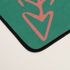 Christmas pine tree doodle pattern Desk Mat Gallery Image 4