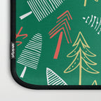 Christmas pine tree doodle pattern Laptop Sleeve Gallery Image 3