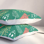 Christmas pine tree doodle pattern Pillow Sham Gallery Image 3