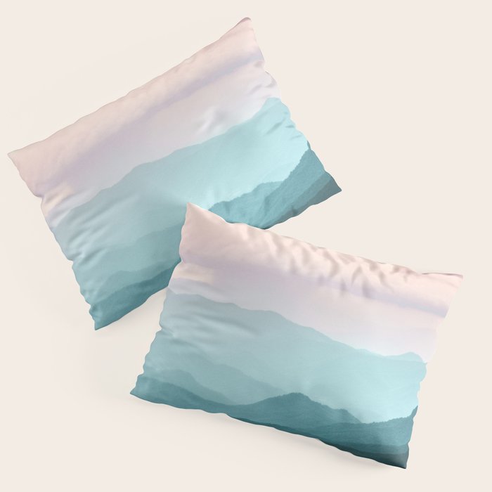 Smoky Mountain National Park Sunset Layers II - Nature Photography Pillow Sham Gallery Image 3