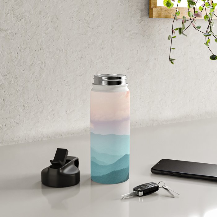 Smoky Mountain National Park Sunset Layers II - Nature Photography Water Bottle Gallery Image 4