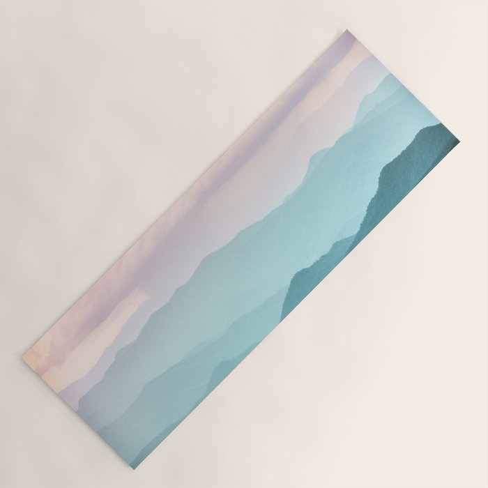 Smoky Mountain National Park Sunset Layers II - Nature Photography Yoga Mat Gallery Image 1