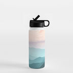 Smoky Mountain National Park Sunset Layers II - Nature Photography Water Bottle Gallery Image 1