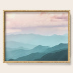 Smoky Mountain National Park Sunset Layers II - Nature Photography Serving Tray Gallery Image 1