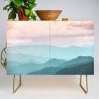 Smoky Mountain National Park Sunset Layers II - Nature Photography Credenza Gallery Image 1