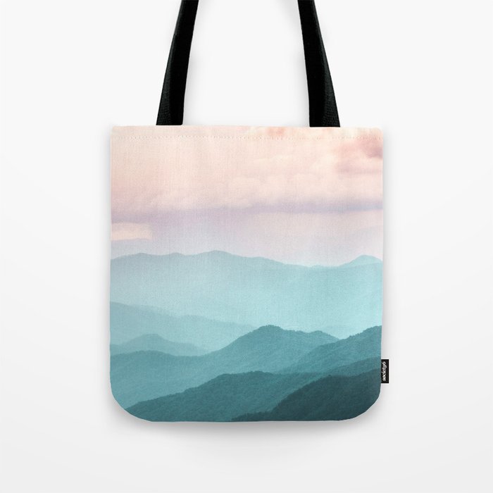Smoky Mountain National Park Sunset Layers II - Nature Photography Tote Bag Gallery Image 1