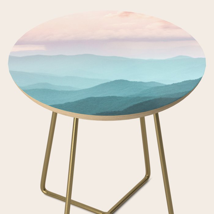 Smoky Mountain National Park Sunset Layers II - Nature Photography Side Table Gallery Image 2