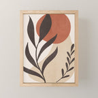 Minimal Abstract Art Plant 8 Mini Art Print Gallery Image 1