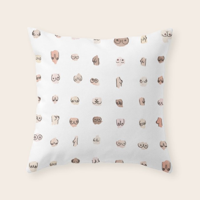 boobs Throw Pillow Gallery Image 6